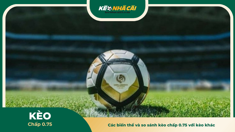 Các biến thể và so sánh kèo chấp 0.75 với kèo khác