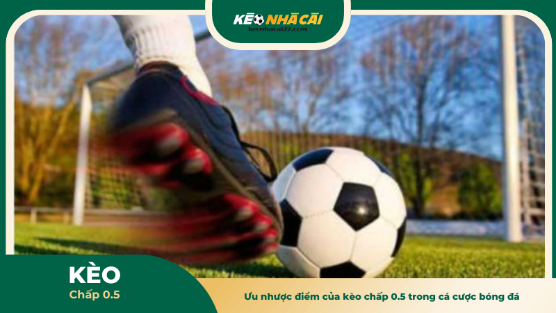 Ưu nhược điểm của kèo chấp 0.5 trong cá cược bóng đá